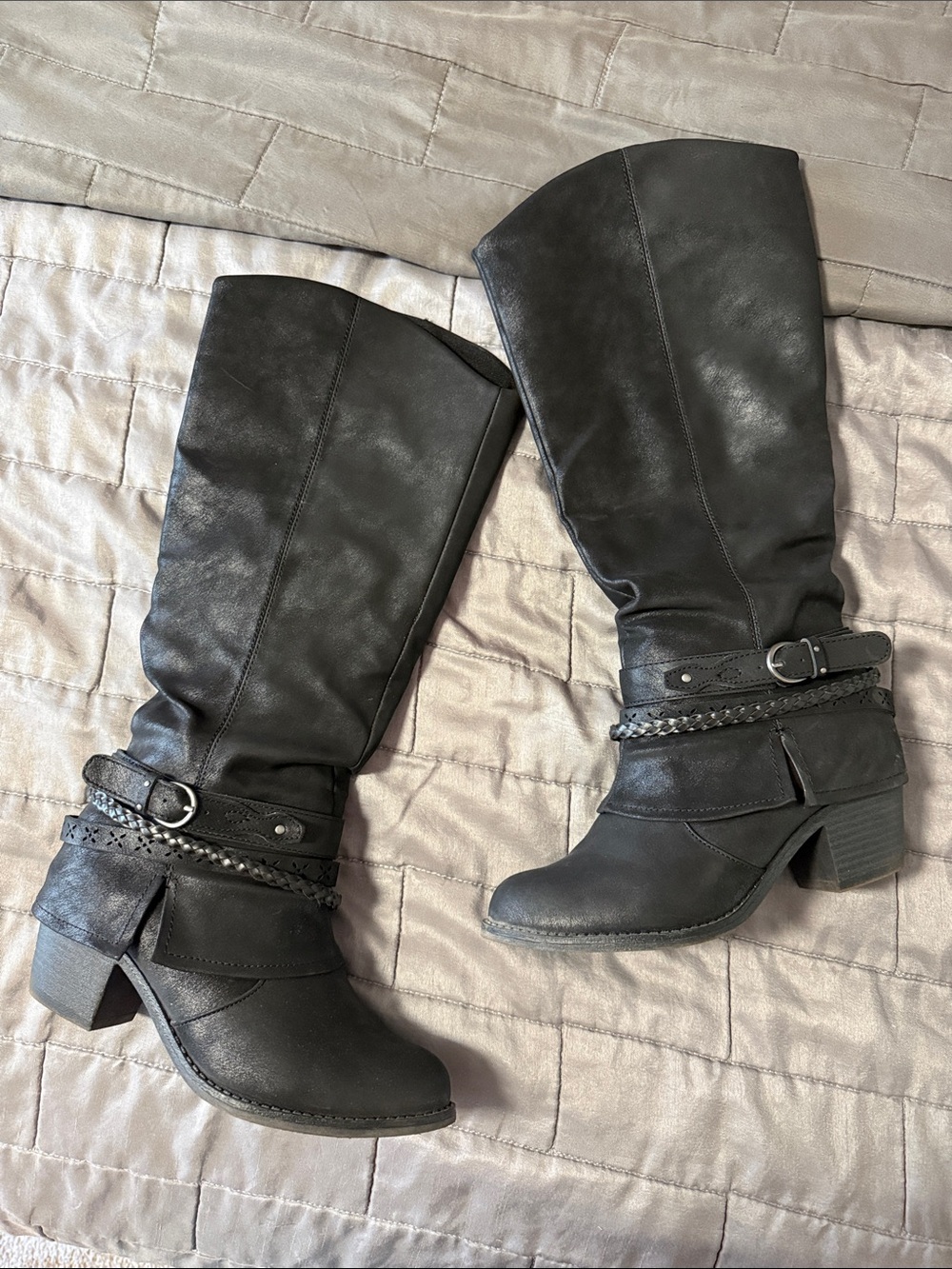 Black boots
